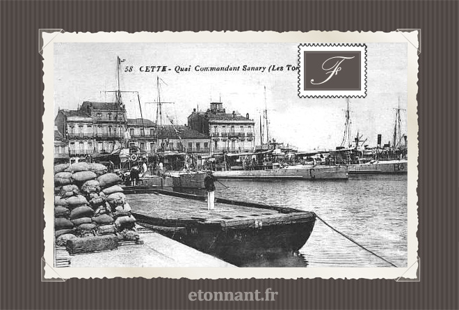 Carte postale ancienne : Sète