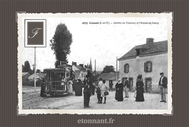 Carte postale ancienne : Cesson-Sévigné