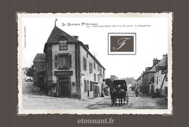Carte postale ancienne : Châteauneuf