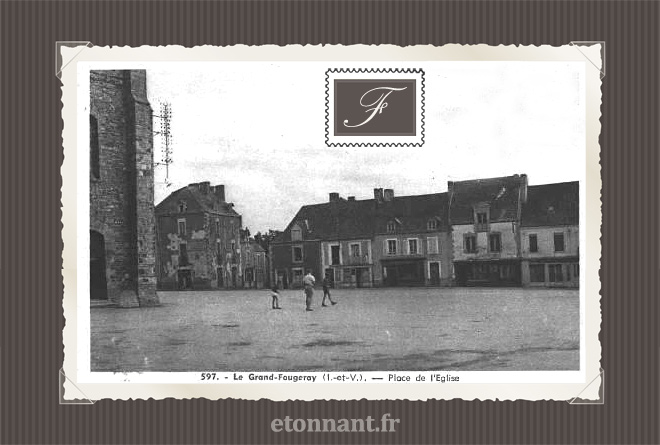 Carte postale ancienne : Grand-Fougeray