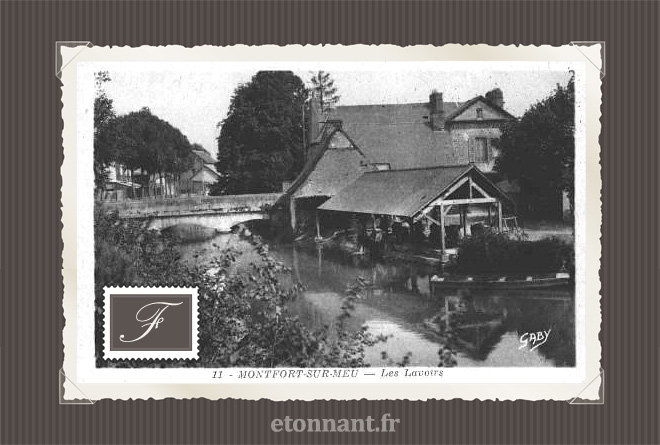 Carte postale ancienne : Montfort-sur-Meu