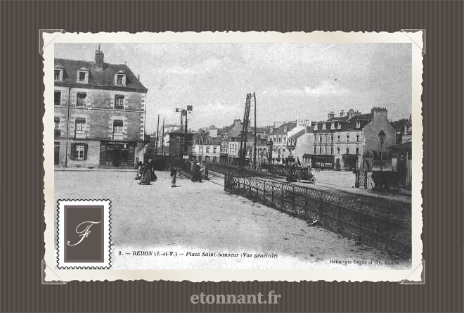 Carte postale ancienne de Redon (35 Ille et Vilaine)