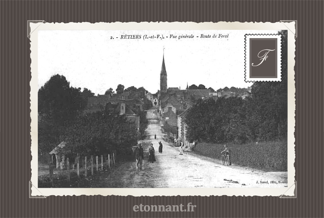 Carte postale ancienne : Retiers