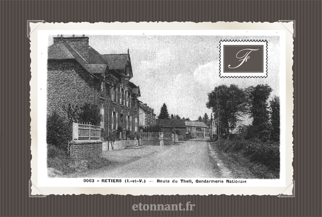 Carte postale ancienne : Retiers