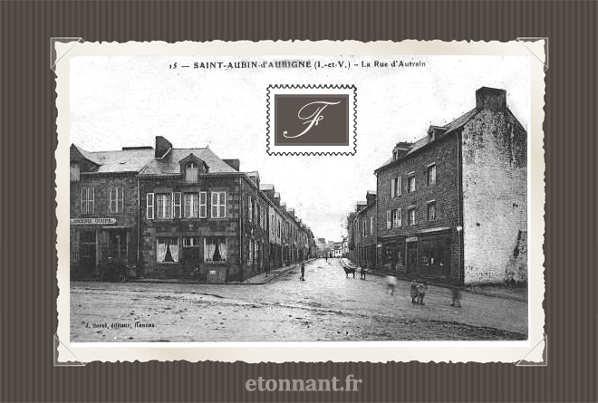 Carte postale ancienne : Saint-Aubin-d'Aubigné
