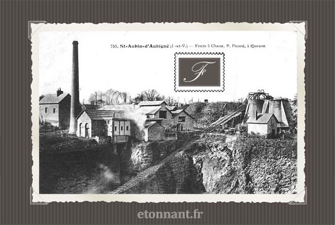 Carte postale ancienne : Saint-Aubin-d'Aubigné