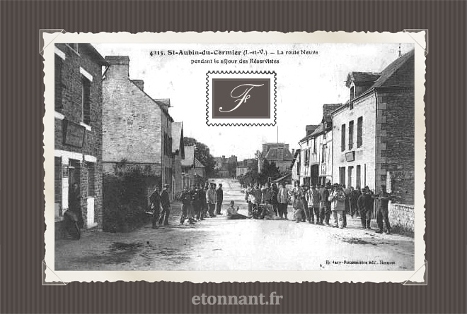 Carte postale ancienne : Saint-Aubin-du-Cormier