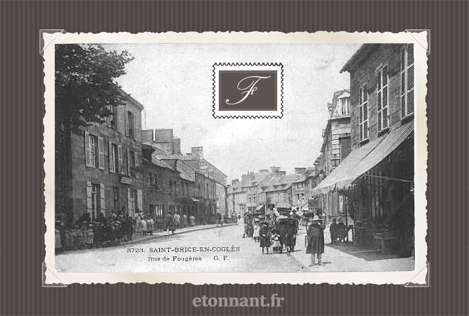 Carte postale ancienne : Saint-Brice-en-Coglès