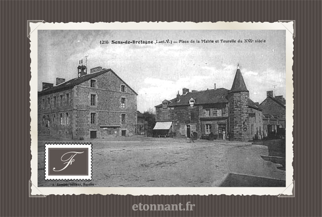 Carte postale ancienne : Sens-de-Bretagne