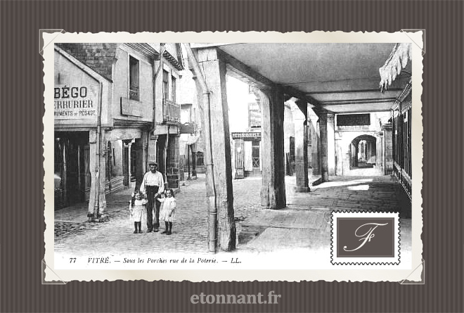 Carte postale ancienne de Vitré (35 Ille et Vilaine)