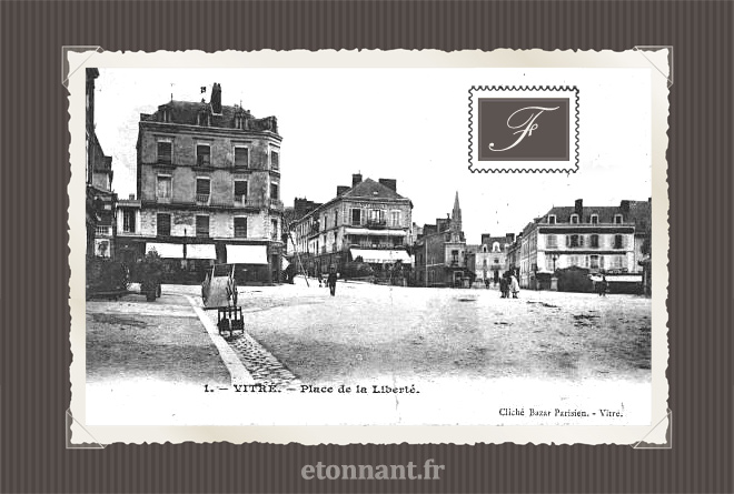 Carte postale ancienne de Vitré (35 Ille et Vilaine)