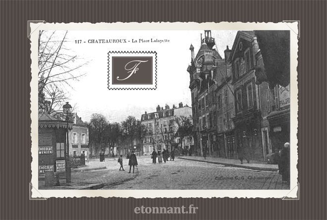 Carte postale ancienne de Châteauroux (36 Indre)