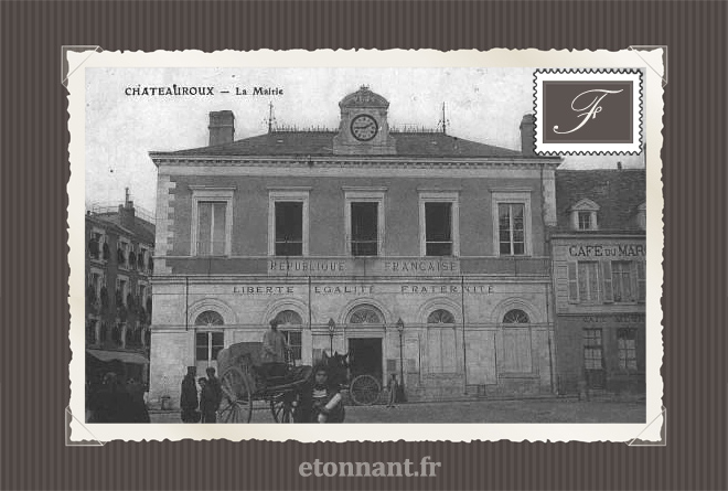 Carte postale ancienne de Châteauroux (36 Indre)
