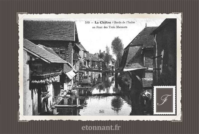 Carte postale ancienne de La Châtre (36 Indre)
