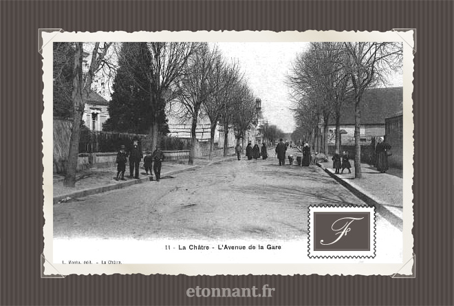 Carte postale ancienne de La Châtre (36 Indre)