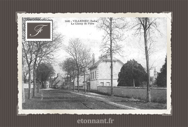 Carte postale ancienne : Villedieu-sur-Indre
