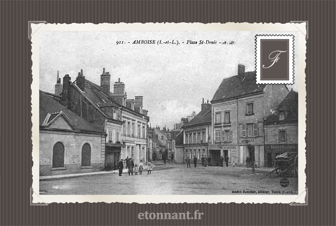 Carte postale ancienne : Amboise