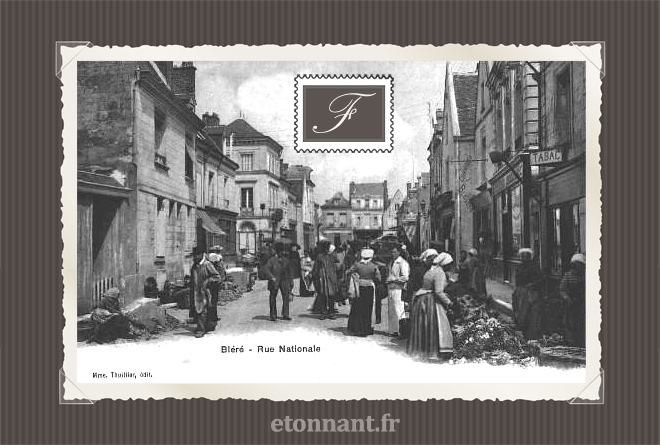 Carte postale ancienne : Bléré