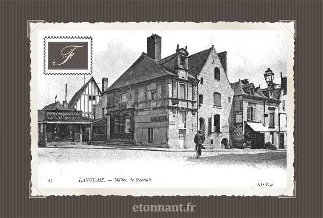 Carte postale ancienne : Langeais