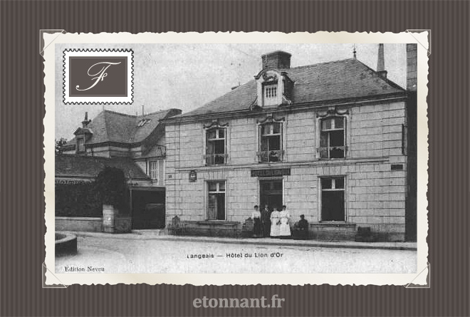Carte postale ancienne : Langeais