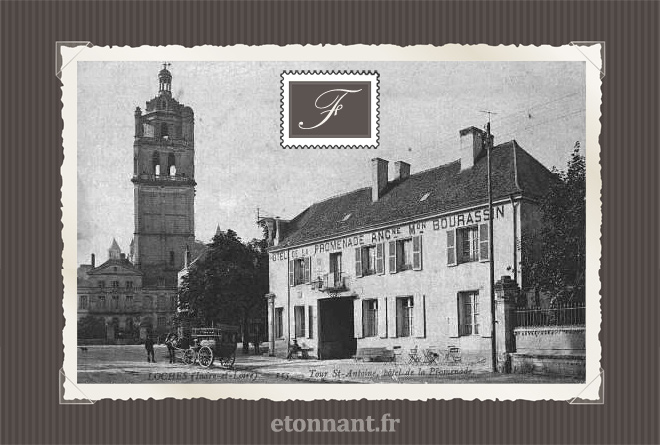 Carte postale ancienne de Loches (37 Indre et Loire)