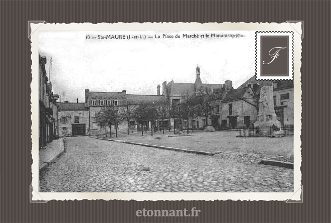 Carte postale ancienne : Sainte-Maure-de-Touraine