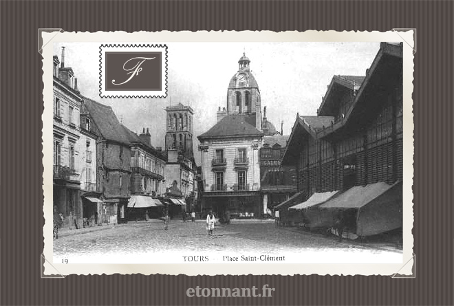 Carte postale ancienne de Tours (37 Indre et Loire)
