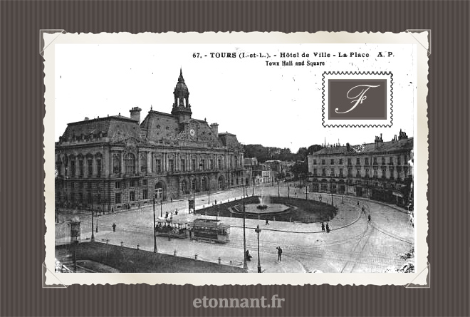 Carte postale ancienne de Tours (37 Indre et Loire)
