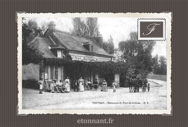 Carte postale ancienne : Vouvray