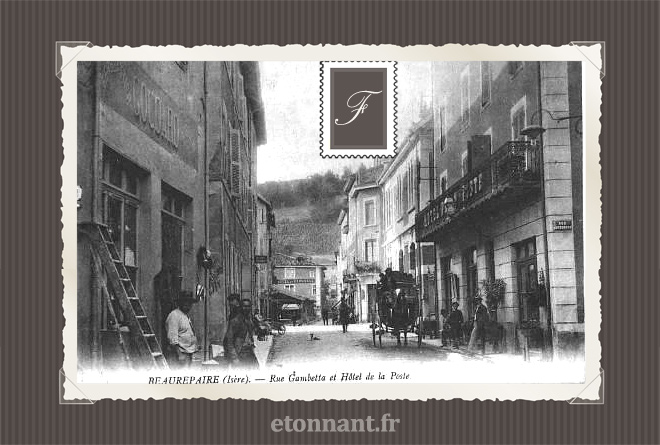 Carte postale ancienne : Beaurepaire