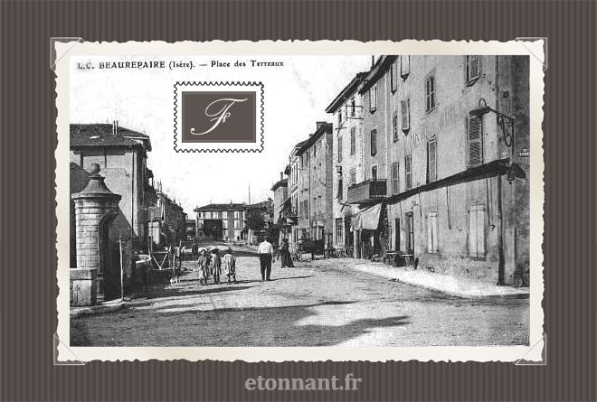 Carte postale ancienne : Beaurepaire