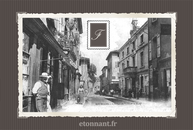 Carte postale ancienne : Bourgoin-Jallieu