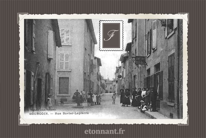 Carte postale ancienne : Bourgoin-Jallieu