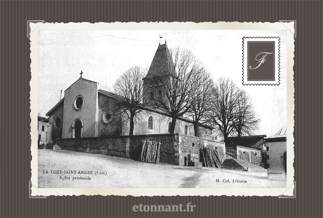 Carte postale ancienne : La Côte-Saint-André