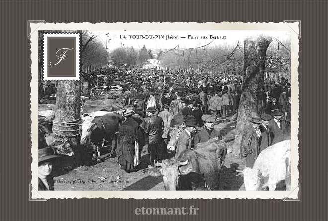 Carte postale ancienne de La Tour-du-Pin (38 Isère)