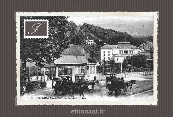 Carte postale ancienne : Uriage-les-Bains