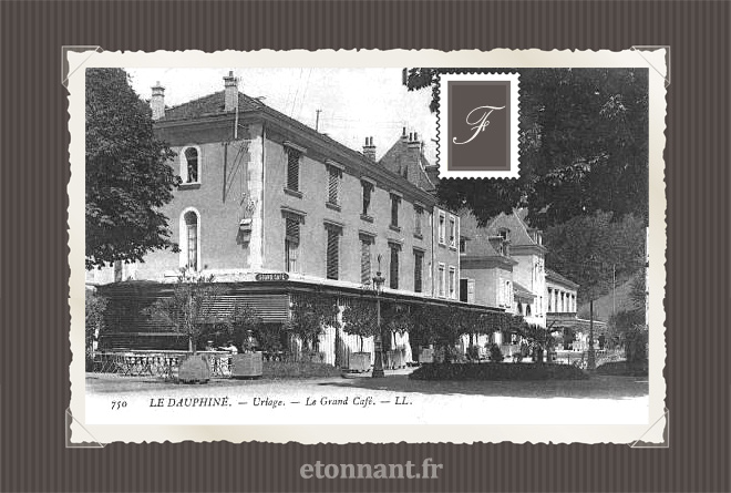 Carte postale ancienne : Uriage-les-Bains