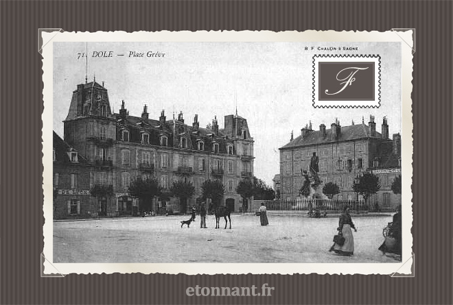 Carte postale ancienne de Dole (39 Jura)