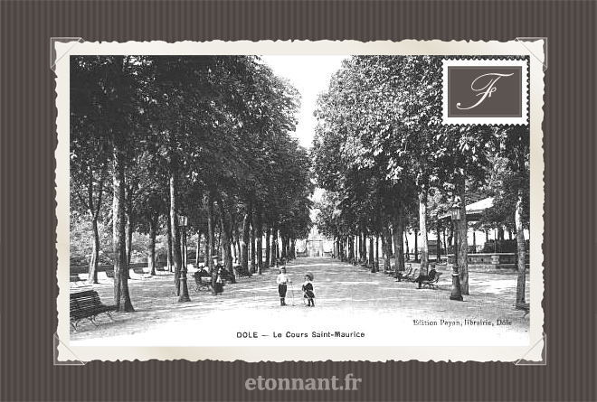 Carte postale ancienne de Dole (39 Jura)