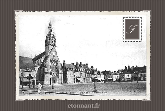 Carte postale ancienne : Montoire-sur-le-Loir