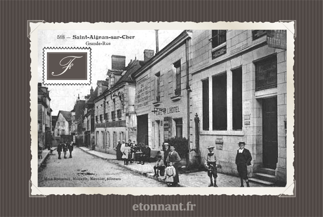 Carte postale ancienne : Saint-Aignan