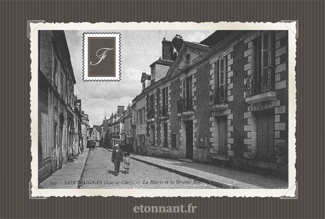 Carte postale ancienne : Saint-Aignan