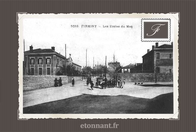 Carte postale ancienne : Firminy