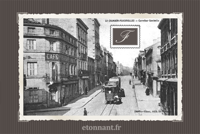 Carte postale ancienne : Le Chambon-Feugerolles