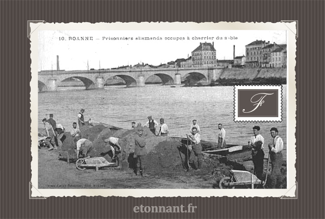Carte postale ancienne de Roanne (42 Loire)
