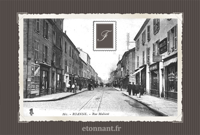 Carte postale ancienne de Roanne (42 Loire)