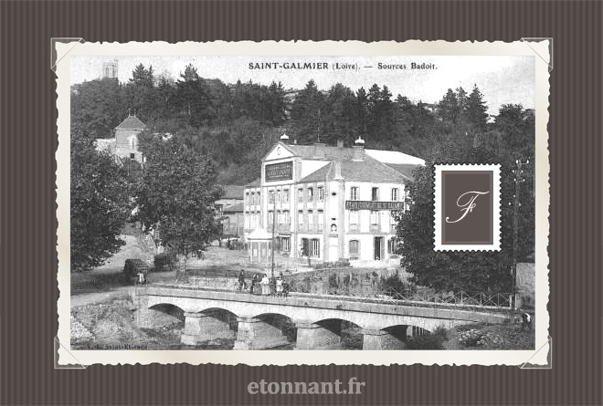 Carte postale ancienne : Saint-Galmier