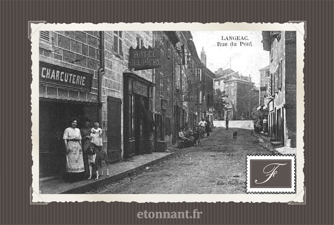Carte postale ancienne : Langeac