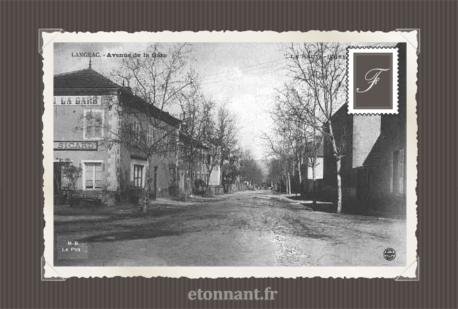 Carte postale ancienne : Langeac
