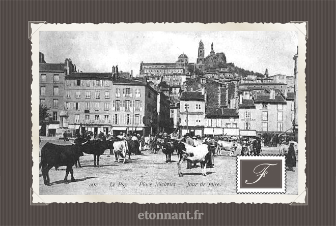 Carte postale ancienne de Le Puy-en-Velay (43 Haute-Loire)